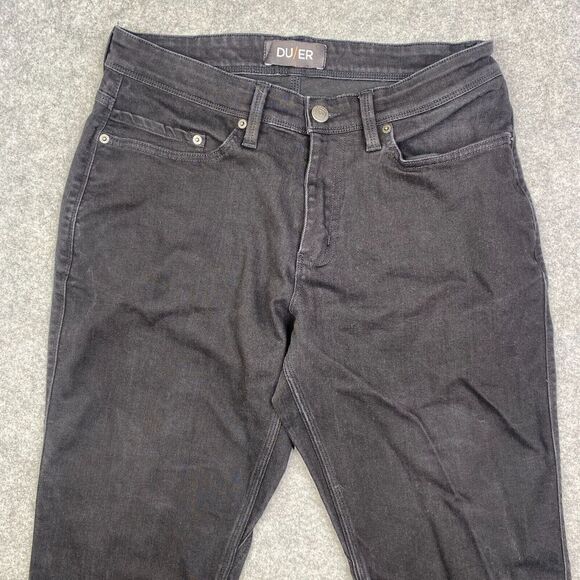 DU/ER L2X Relaxed Fit Stretch Black Denim Jeans Men’s Size 32x30 - Picture 2 of 13